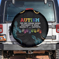 Australia Autism Awareness 4 April Aboriginal Lizard Spare Tire Cover