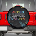 Australia Autism Awareness 4 April Aboriginal Lizard Spare Tire Cover