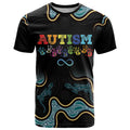 Australia Autism Awareness 4 April Aboriginal Lizard T Shirt