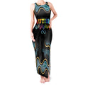 Australia Autism Awareness 4 April Aboriginal Lizard Tank Maxi Dress