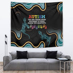 Australia Autism Awareness 4 April Aboriginal Lizard Tapestry
