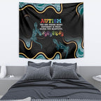 Australia Autism Awareness 4 April Aboriginal Lizard Tapestry