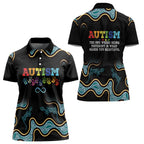 Australia Autism Awareness 4 April Aboriginal Lizard Women Polo Shirt