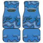 Australia Autism Awareness Car Mats In April We Wear Blue Aboriginal Lizard