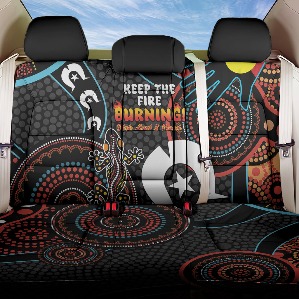 NAIDOC Week 2024 Back Car Seat Cover Keep The Fire Burning Indigenous Art
