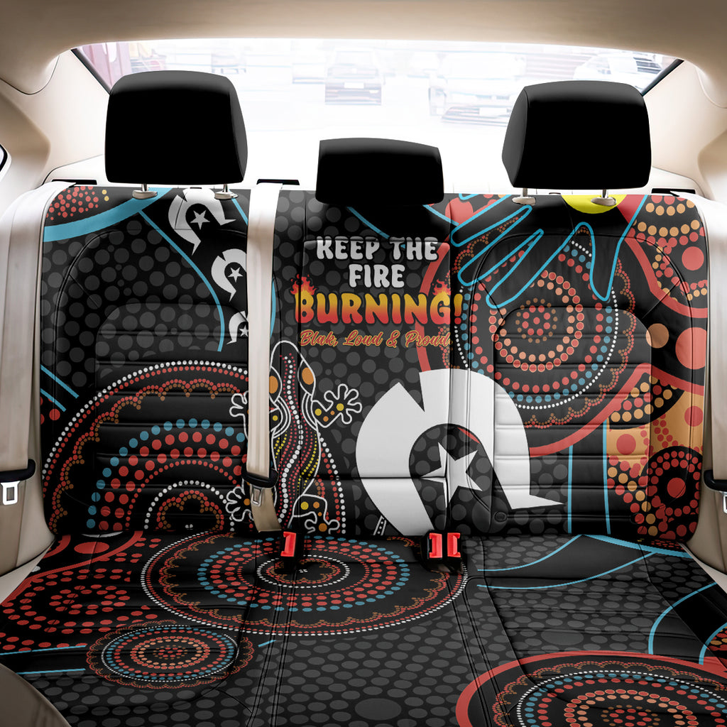 NAIDOC Week 2024 Back Car Seat Cover Keep The Fire Burning Indigenous Art