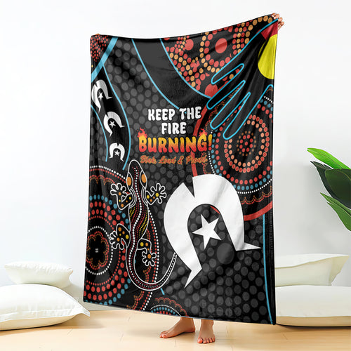 NAIDOC Week 2024 Blanket Keep The Fire Burning Indigenous Art
