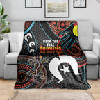 NAIDOC Week 2024 Blanket Keep The Fire Burning Indigenous Art