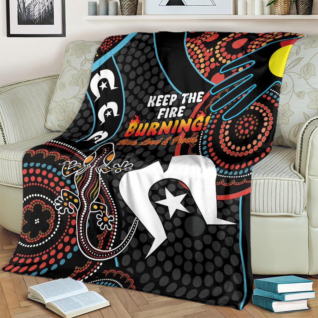 NAIDOC Week 2024 Blanket Keep The Fire Burning Indigenous Art