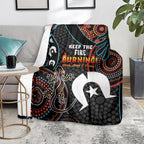 NAIDOC Week 2024 Blanket Keep The Fire Burning Indigenous Art