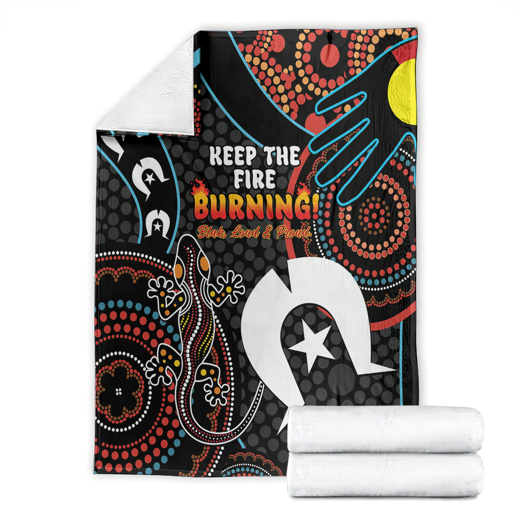 NAIDOC Week 2024 Blanket Keep The Fire Burning Indigenous Art