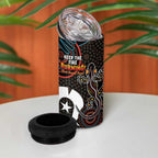 NAIDOC Week 2024 4 in 1 Can Cooler Tumbler Keep The Fire Burning Indigenous Art