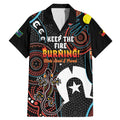 NAIDOC Week 2024 Family Matching Mermaid Dress and Hawaiian Shirt Keep The Fire Burning Indigenous Art