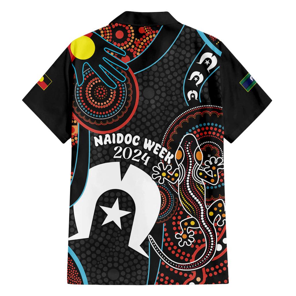 NAIDOC Week 2024 Family Matching Tank Maxi Dress and Hawaiian Shirt Keep The Fire Burning Indigenous Art