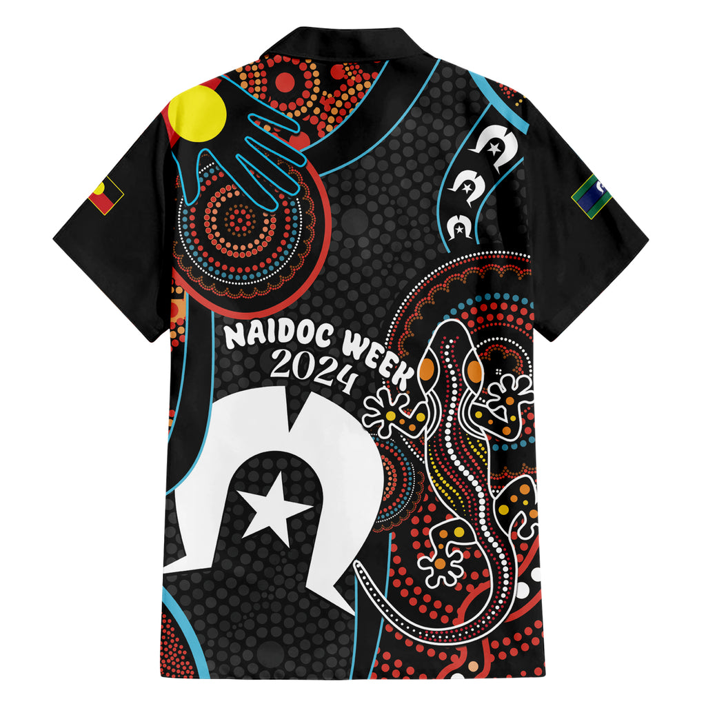 NAIDOC Week 2024 Hawaiian Shirt Keep The Fire Burning Indigenous Art