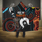 NAIDOC Week 2024 Hooded Blanket Keep The Fire Burning Indigenous Art