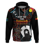 NAIDOC Week 2024 Hoodie Keep The Fire Burning Indigenous Art