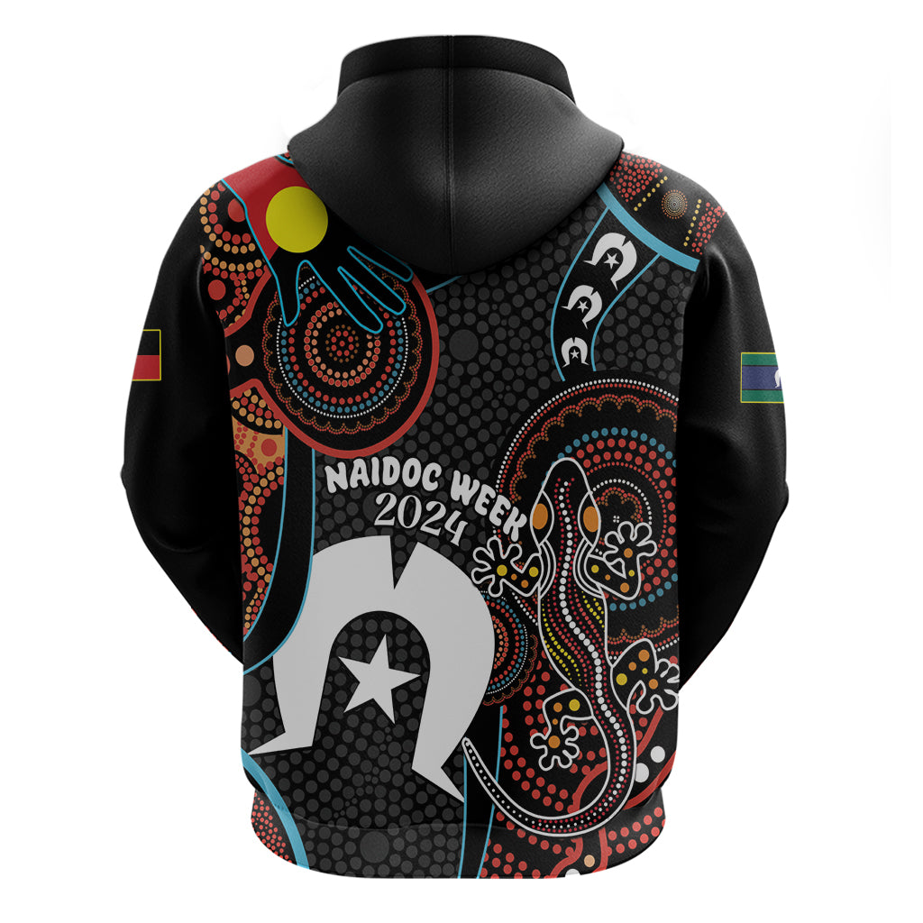 NAIDOC Week 2024 Hoodie Keep The Fire Burning Indigenous Art