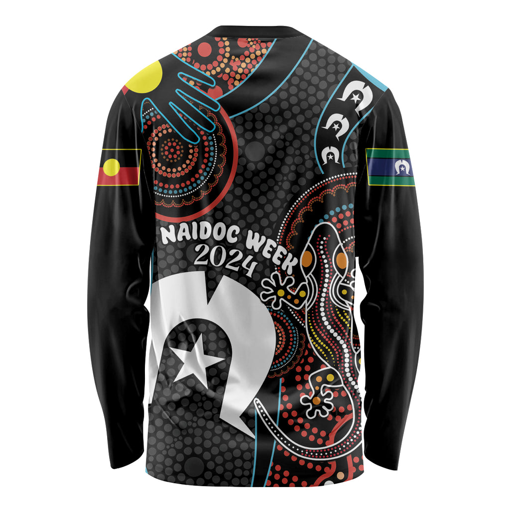 NAIDOC Week 2024 Long Sleeve Shirt Keep The Fire Burning Indigenous Art
