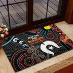 NAIDOC Week 2024 Rubber Doormat Keep The Fire Burning Indigenous Art