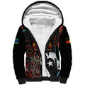 NAIDOC Week 2024 Sherpa Hoodie Keep The Fire Burning Indigenous Art