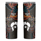 NAIDOC Week 2024 Skinny Tumbler Keep The Fire Burning Indigenous Art