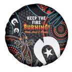 NAIDOC Week 2024 Spare Tire Cover Keep The Fire Burning Indigenous Art