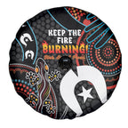 NAIDOC Week 2024 Spare Tire Cover Keep The Fire Burning Indigenous Art