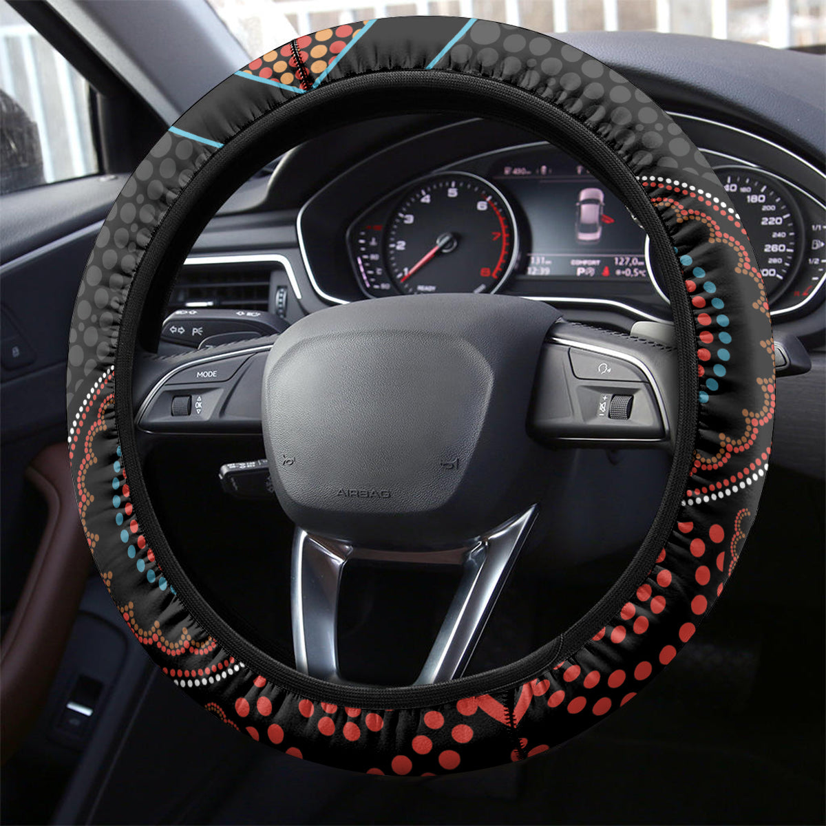 NAIDOC Week 2024 Steering Wheel Cover Keep The Fire Burning Indigenous Art