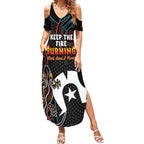 NAIDOC Week 2024 Summer Maxi Dress Keep The Fire Burning Indigenous Art