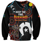 NAIDOC Week 2024 Sweatshirt Keep The Fire Burning Indigenous Art
