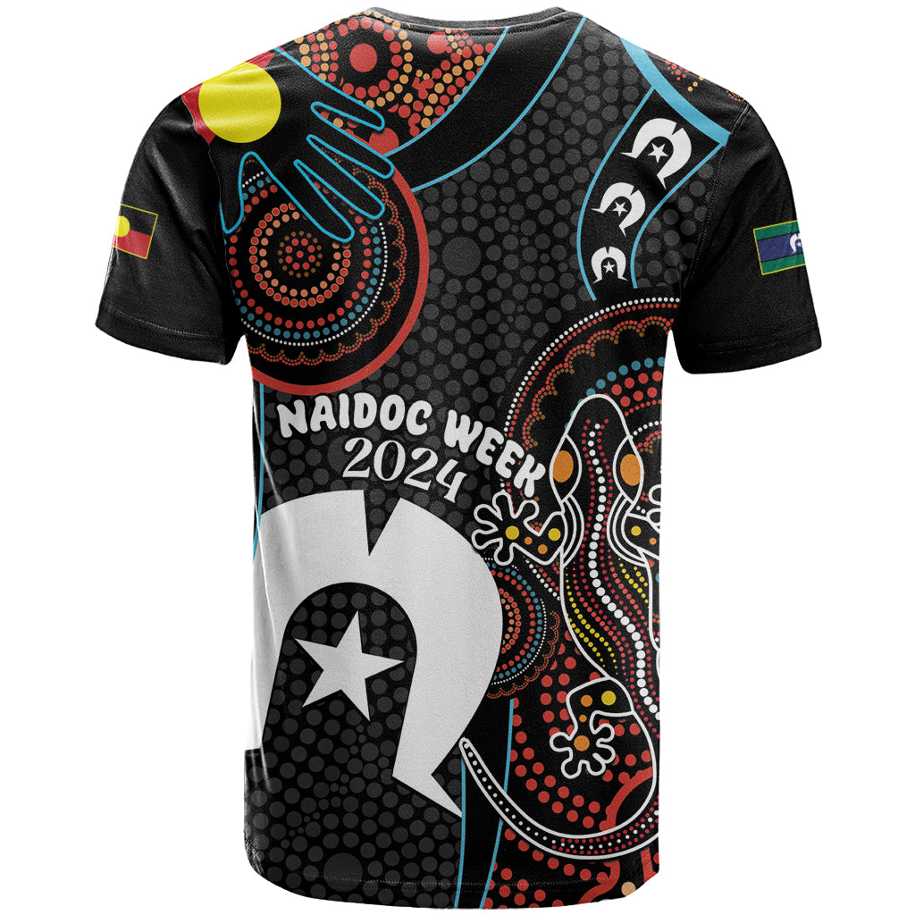 NAIDOC Week 2024 T Shirt Keep The Fire Burning Indigenous Art