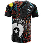 NAIDOC Week 2024 T Shirt Keep The Fire Burning Indigenous Art