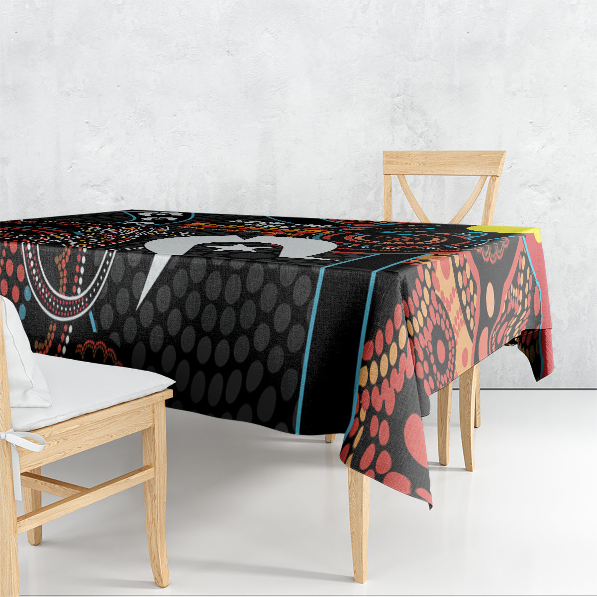 NAIDOC Week 2024 Tablecloth Keep The Fire Burning Indigenous Art
