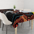 NAIDOC Week 2024 Tablecloth Keep The Fire Burning Indigenous Art
