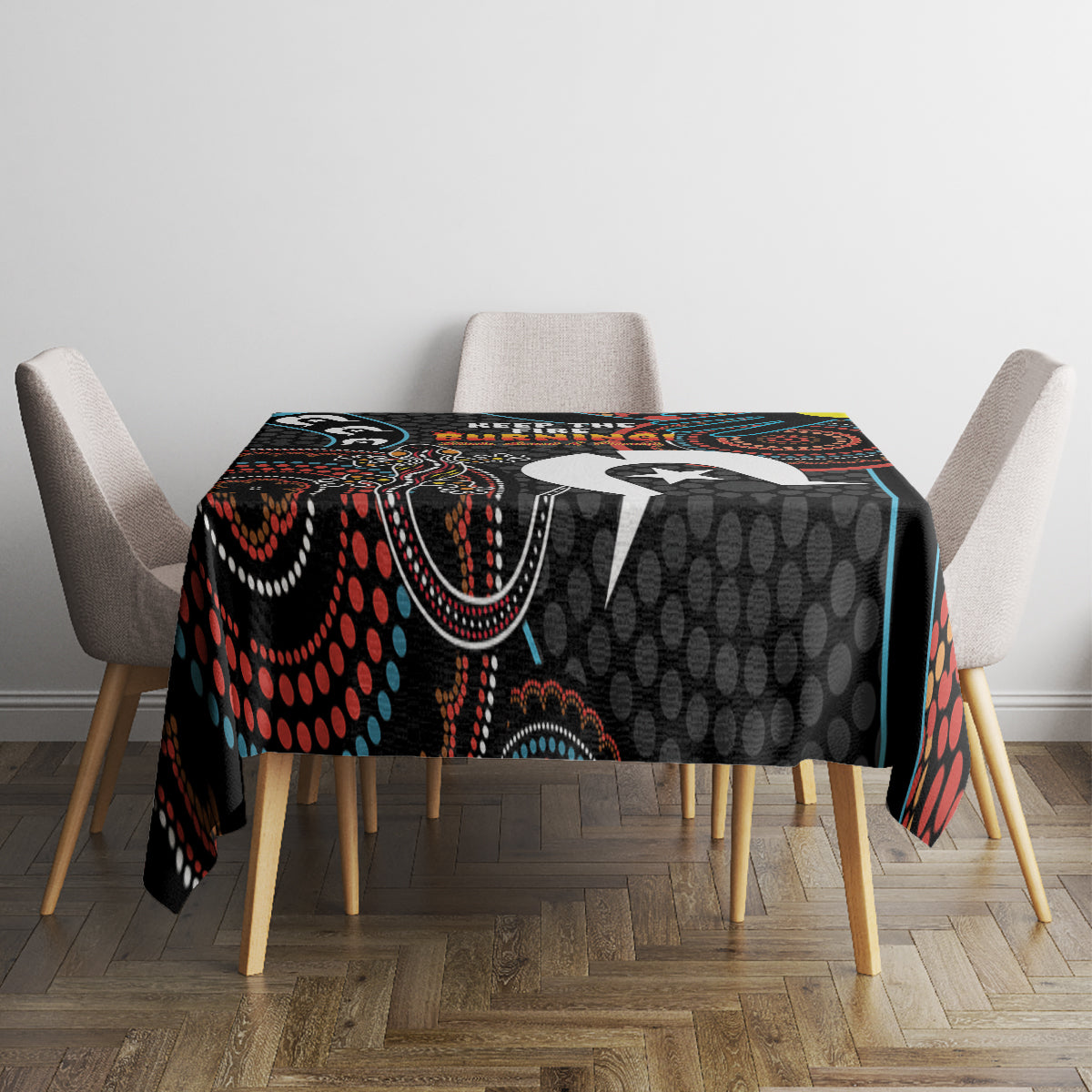 NAIDOC Week 2024 Tablecloth Keep The Fire Burning Indigenous Art