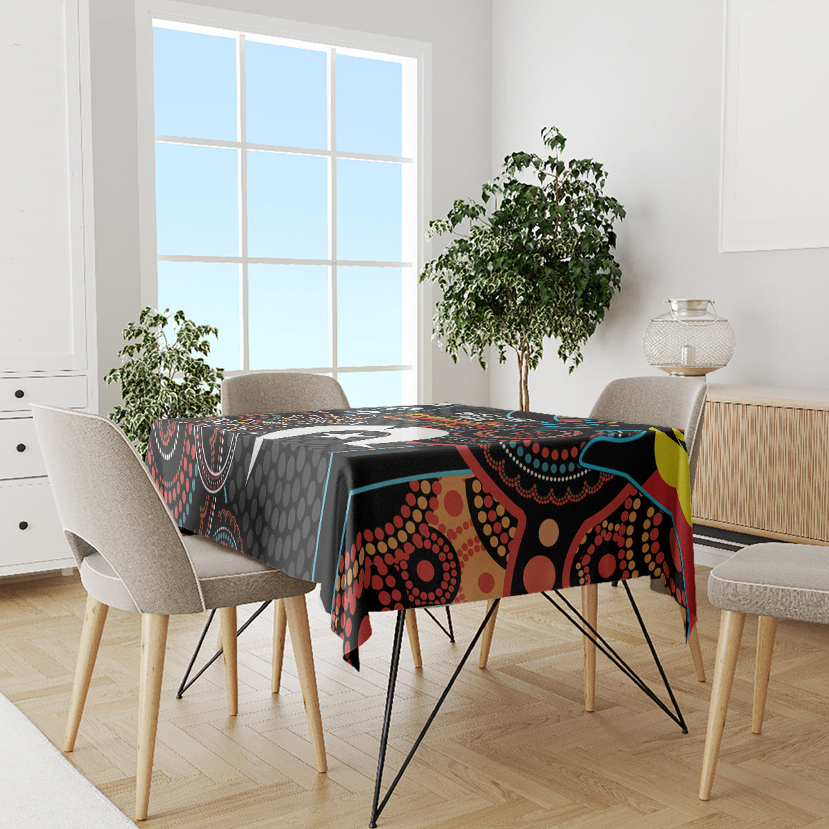 NAIDOC Week 2024 Tablecloth Keep The Fire Burning Indigenous Art