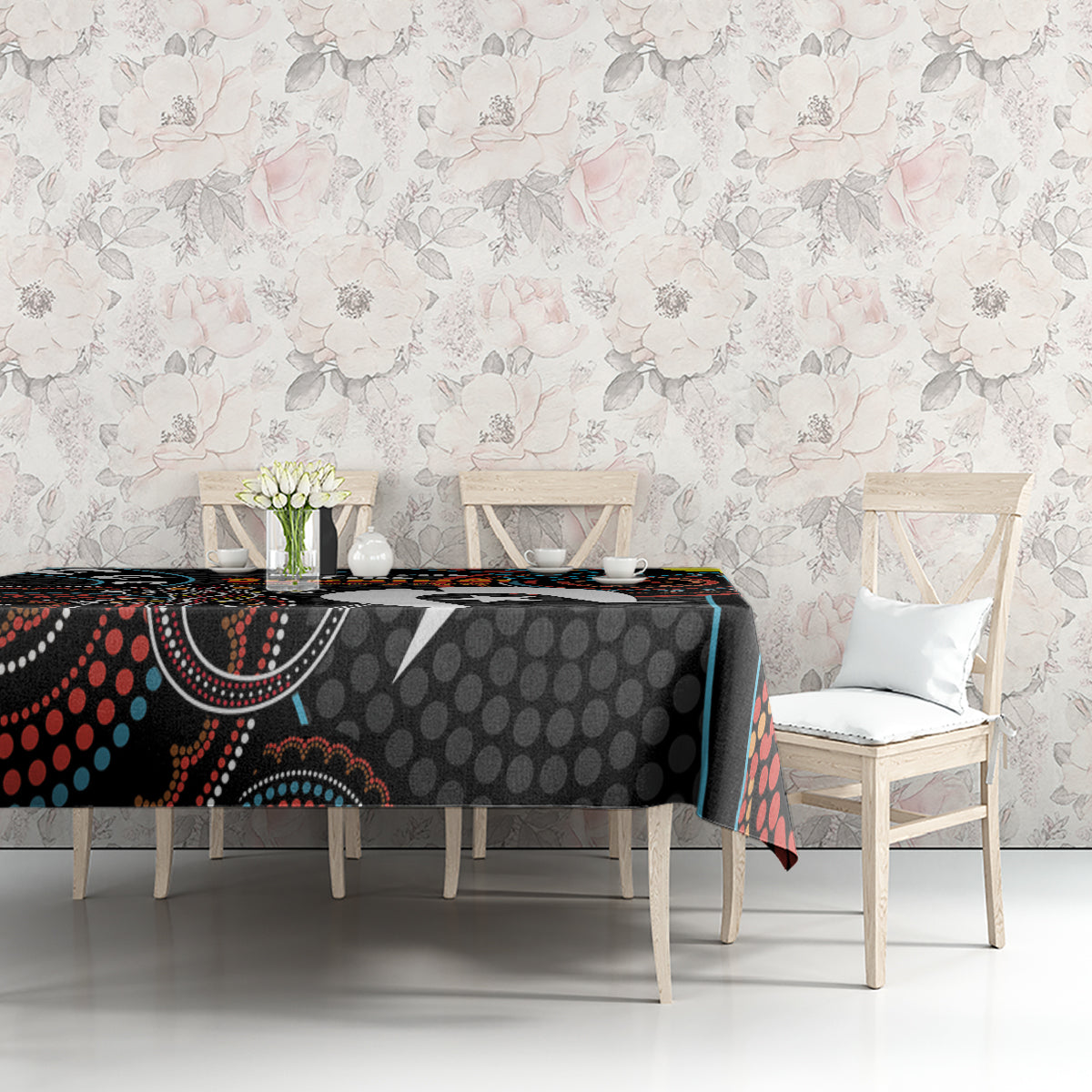 NAIDOC Week 2024 Tablecloth Keep The Fire Burning Indigenous Art