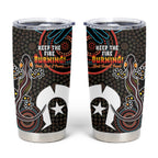 NAIDOC Week 2024 Tumbler Cup Keep The Fire Burning Indigenous Art