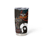 NAIDOC Week 2024 Tumbler Cup Keep The Fire Burning Indigenous Art