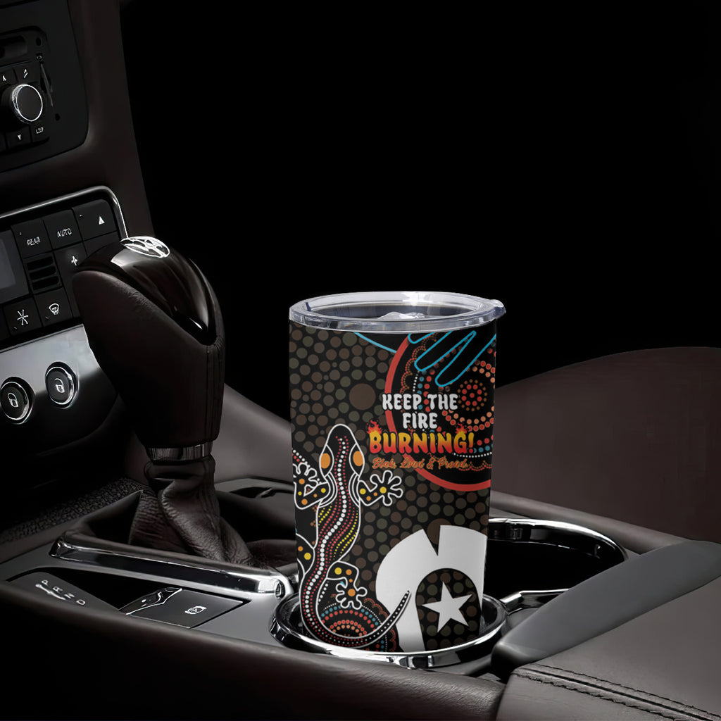 NAIDOC Week 2024 Tumbler Cup Keep The Fire Burning Indigenous Art