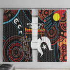 NAIDOC Week 2024 Window Curtain Keep The Fire Burning Indigenous Art