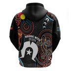 NAIDOC Week 2024 Zip Hoodie Keep The Fire Burning Indigenous Art