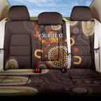 Personalised NAIDOC Week 2024 Back Car Seat Cover Aussie Map With Aboriginal