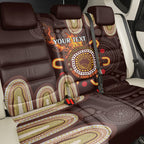 Personalised NAIDOC Week 2024 Back Car Seat Cover Aussie Map With Aboriginal