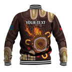 Personalised NAIDOC Week 2024 Baseball Jacket Aussie Map With Aboriginal