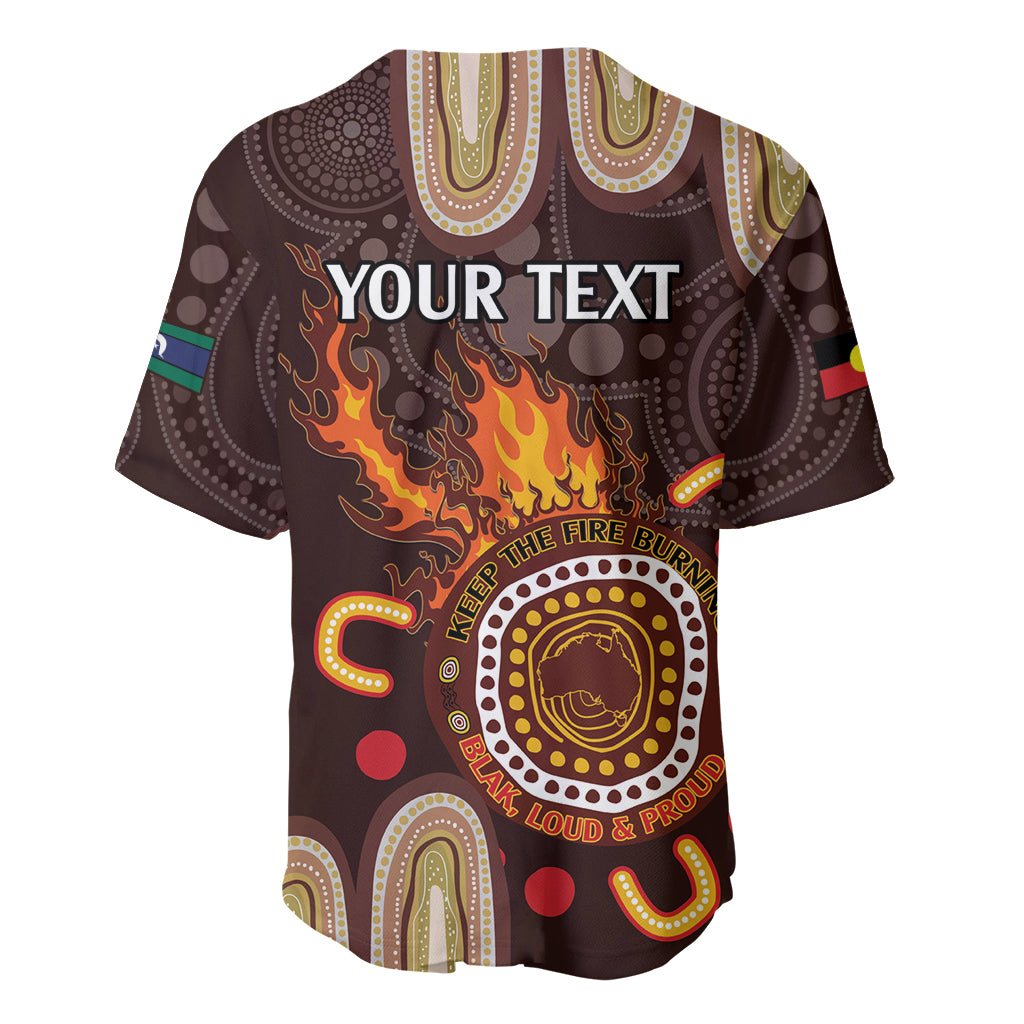 Personalised NAIDOC Week 2024 Baseball Jersey Aussie Map With Aboriginal