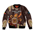 Personalised NAIDOC Week 2024 Bomber Jacket Aussie Map With Aboriginal