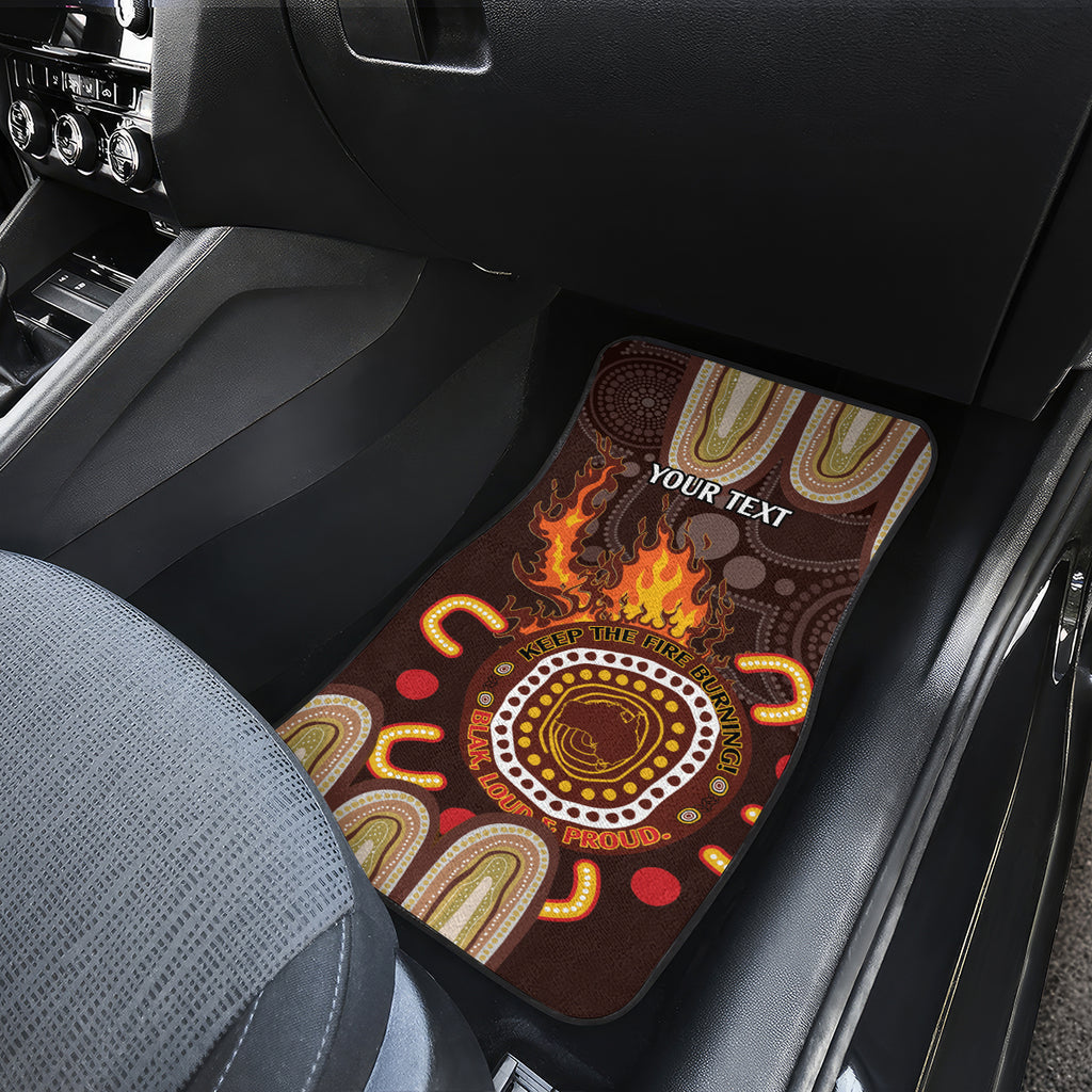 Personalised NAIDOC Week 2024 Car Mats Aussie Map With Aboriginal