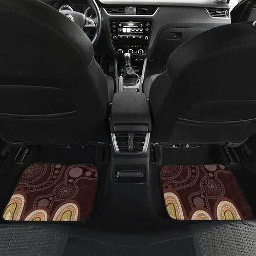 Personalised NAIDOC Week 2024 Car Mats Aussie Map With Aboriginal